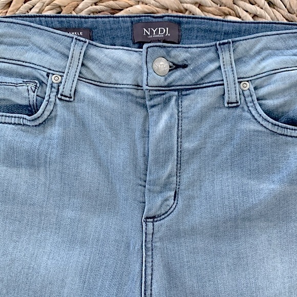 NYDJ Tiered Hem Ami Skinny Ankle Jean - Picture 6 of 13